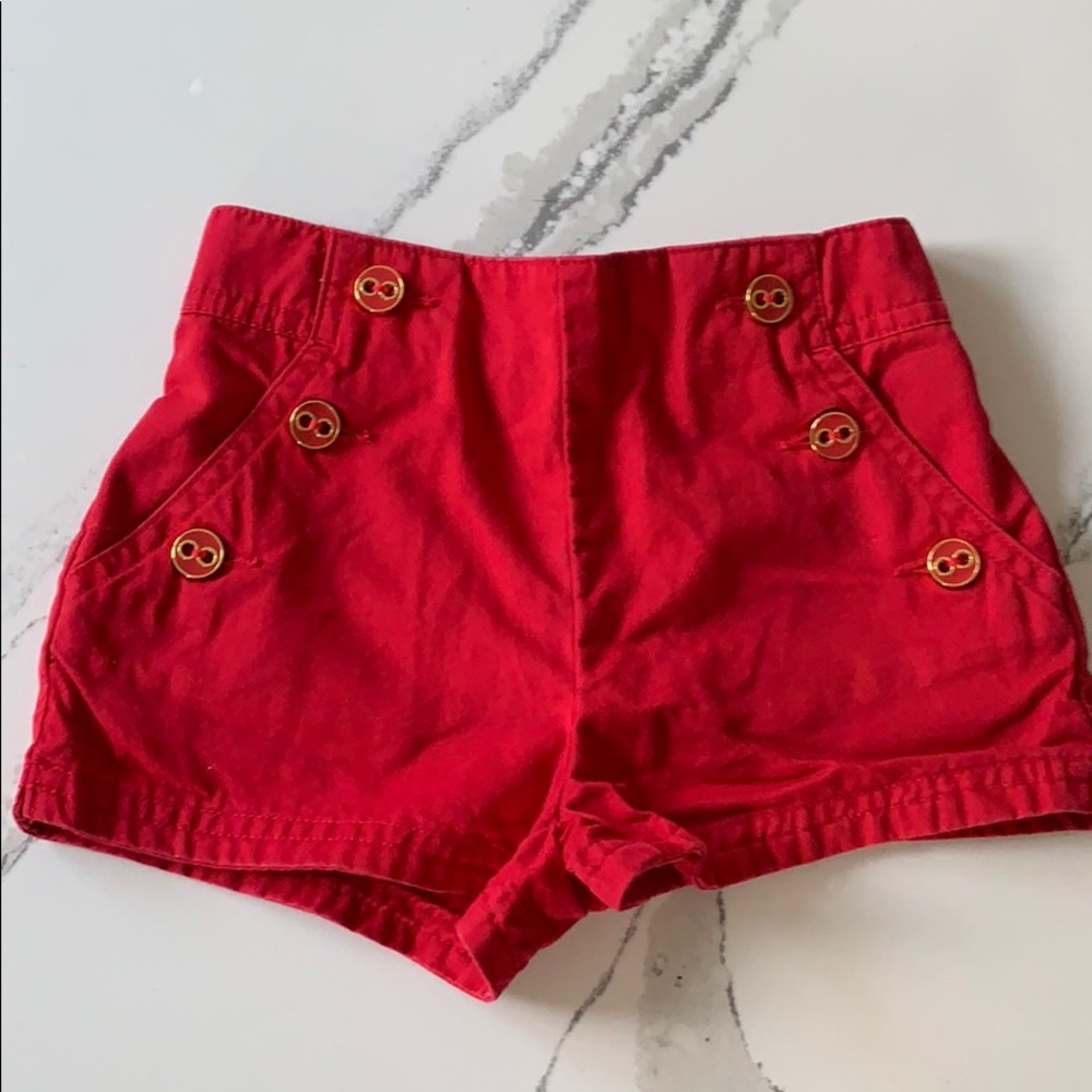 NWOT Baby Gap size 4T red shorts